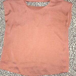Forever 21 Back Elegant Pink Women's S Satin Tops